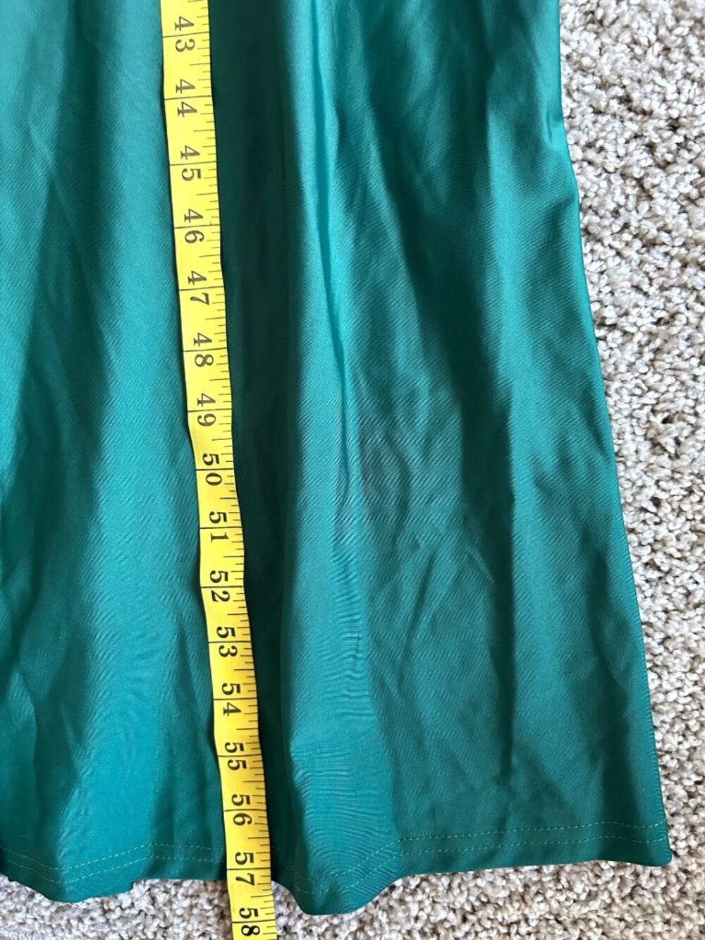 Faeriesty Women's Sz Medium Elegant Green Flowy Maxi Dress With Mesh Detail - Picture 7 of 8